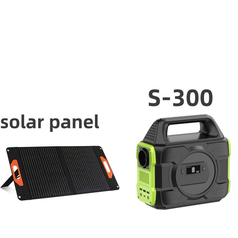 Inversor de sistema solar para el hogar portátil de 300W con enchufe de CA opcional y pantalla LCD