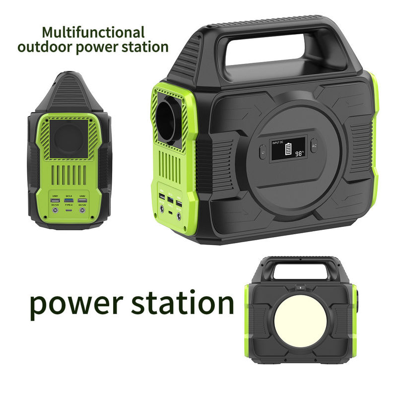 Cargador de múltiples funciones pequeño personalizado de 300W Estación de energía portátil de 500W con capacidad nominal
