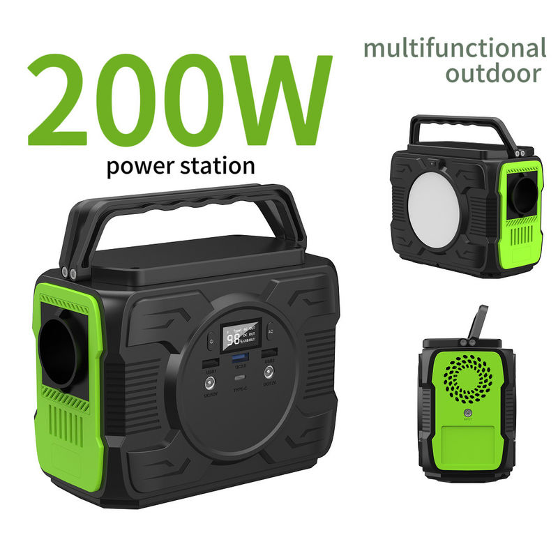 173wh Capacidad nominal Fuente de alimentación móvil de litio para campamento con salida Ec5 de 12V/200-300A