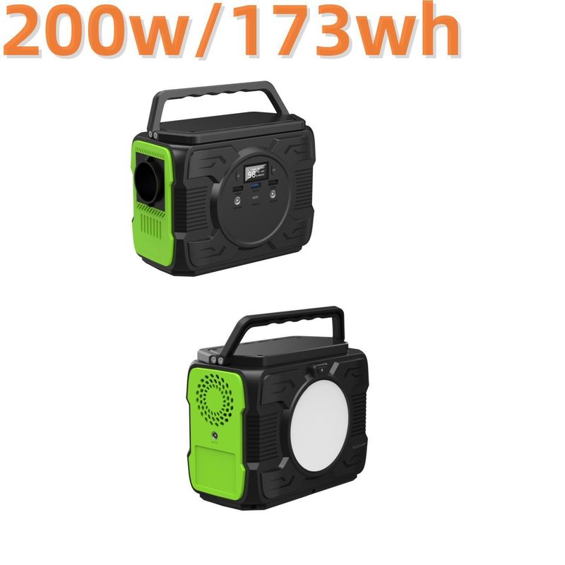 Estación eléctrica de acampada de 200W Sistema de energía de generador solar recargable para América del Sur