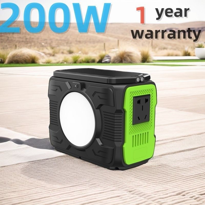 200W173wh Acampada Batería de litio móvil Generador solar Fuente de alimentación para trabajo remoto