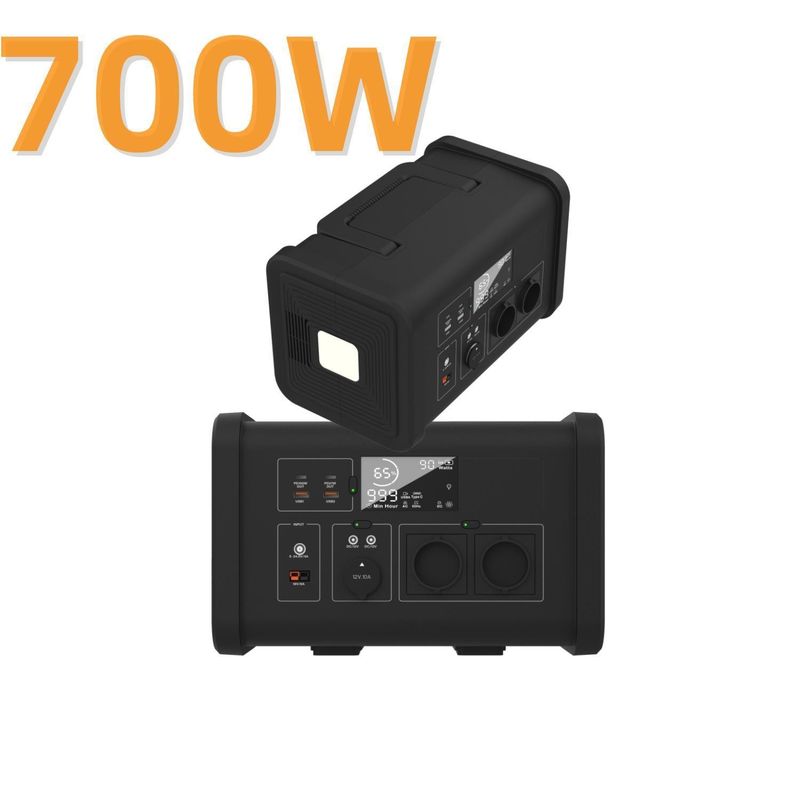200W 300W 600W 700W Sistema de energía solar para el hogar portátil con almacenamiento de energía en el balcón y 1