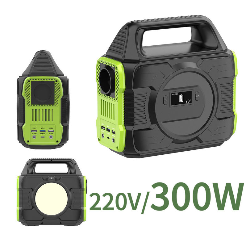 Generador de estación solar de 300W Banco de energía solar portátil para funcionalidad personalizada