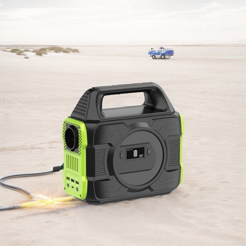 Estación eléctrica móvil de acondicionamiento acondicionado de acampada de 300W/600W con salida multifunción y carga rápida QC3.0