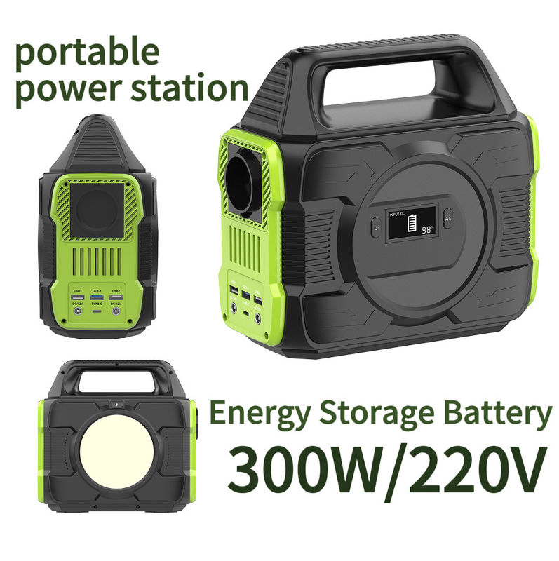 Cargador portátil de paneles solares de silicio mono de 300W para batería plegable para campamentos al aire libre