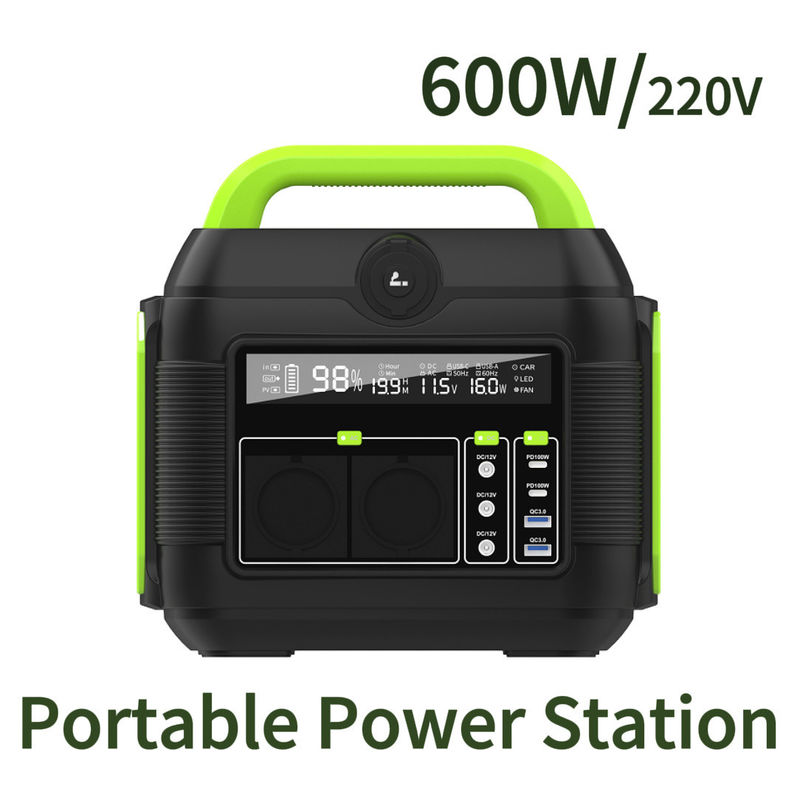 Estación de litio portátil de 500W reciclable para acampar de aventura