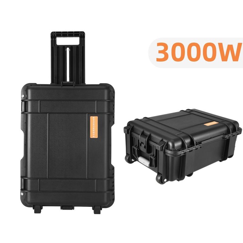 Generador solar portátil de estación de energía de litio de 3000wh para el banco de carga de vehículos eléctricos