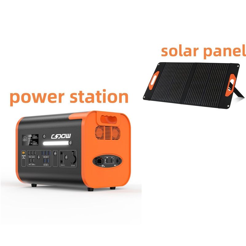 2200W de carga súper rápida Estación eléctrica portátil generador solar para el hogar y emergencias