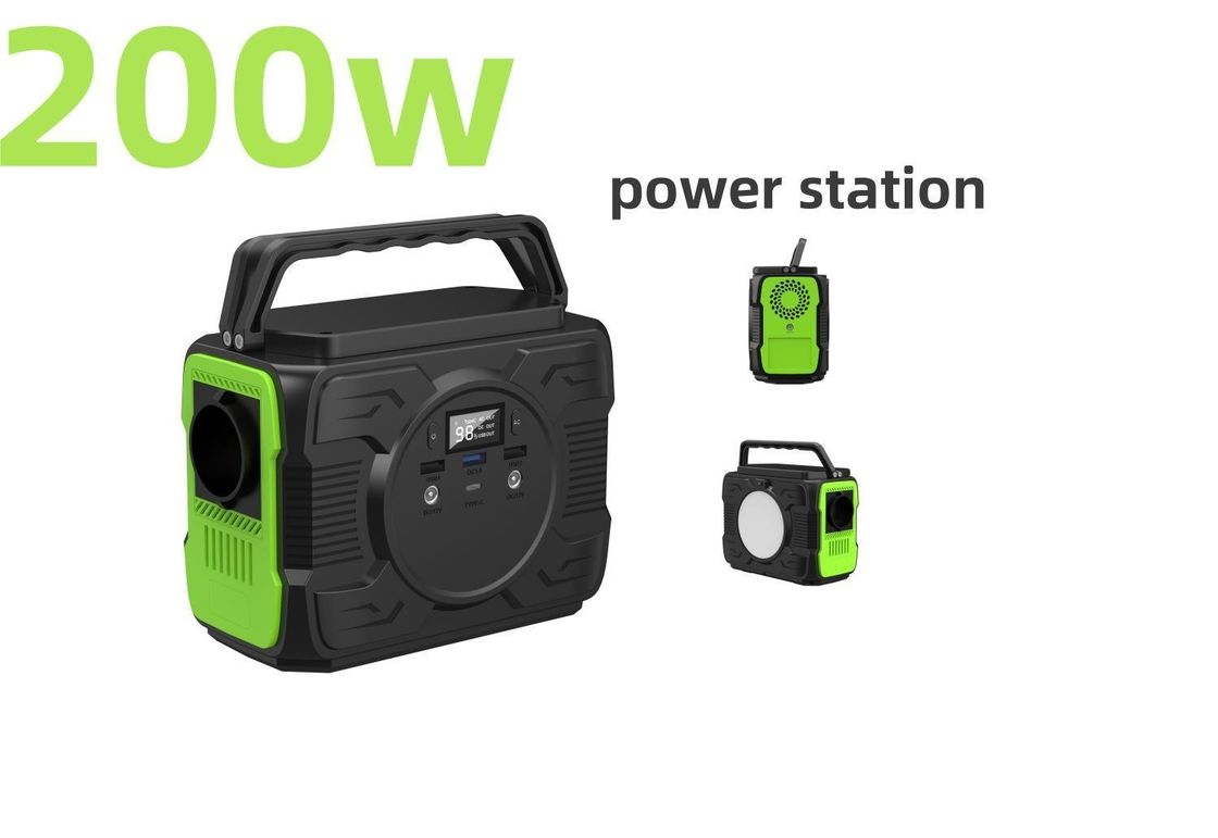 Cargador de teléfono recargable caliente Generador solar portátil de 200W con colores personalizables