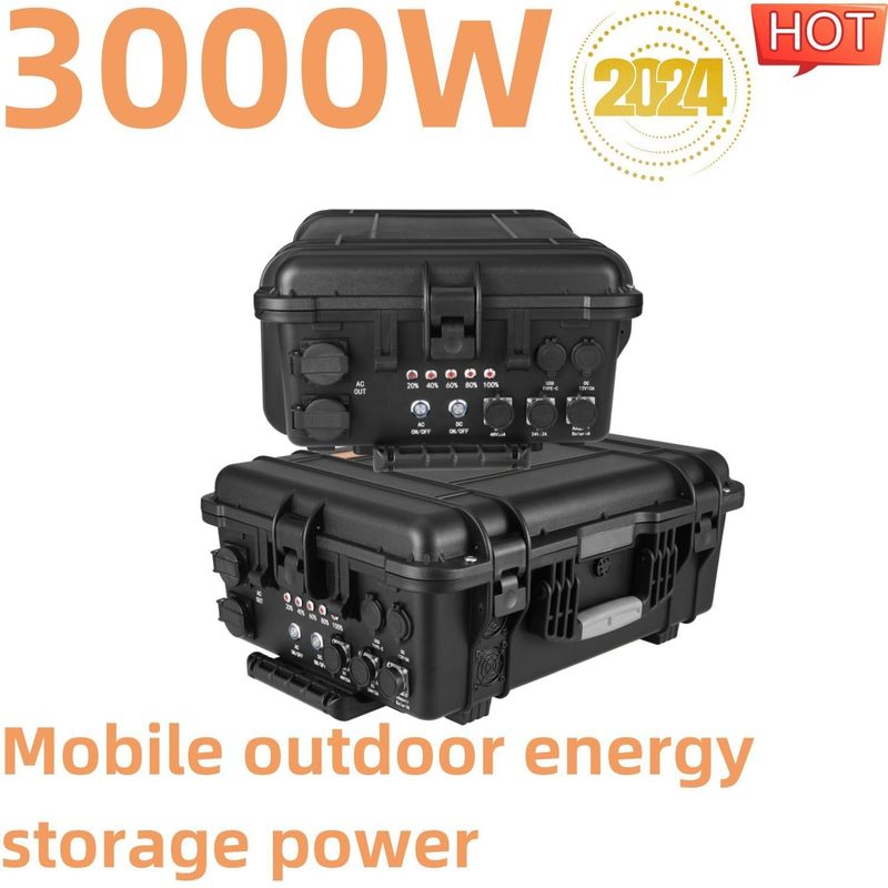 Batería LiFePO4 Generador solar portátil de 3000W para respaldo de emergencia y personalización