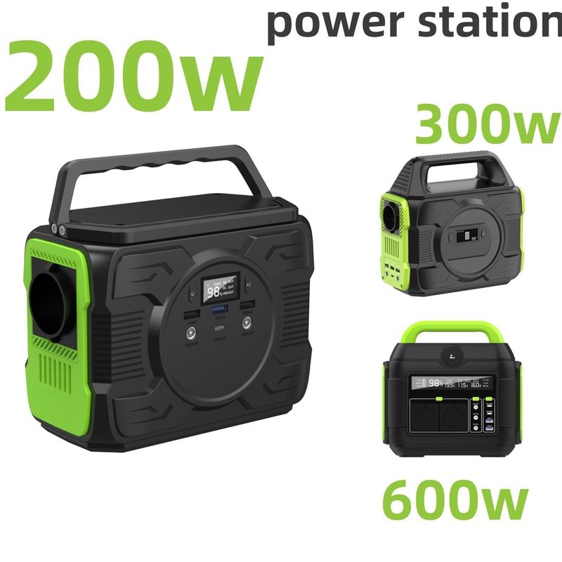 Generador solar portátil de 200W/300W/600W para respaldo de emergencia en el mercado de Asia oriental