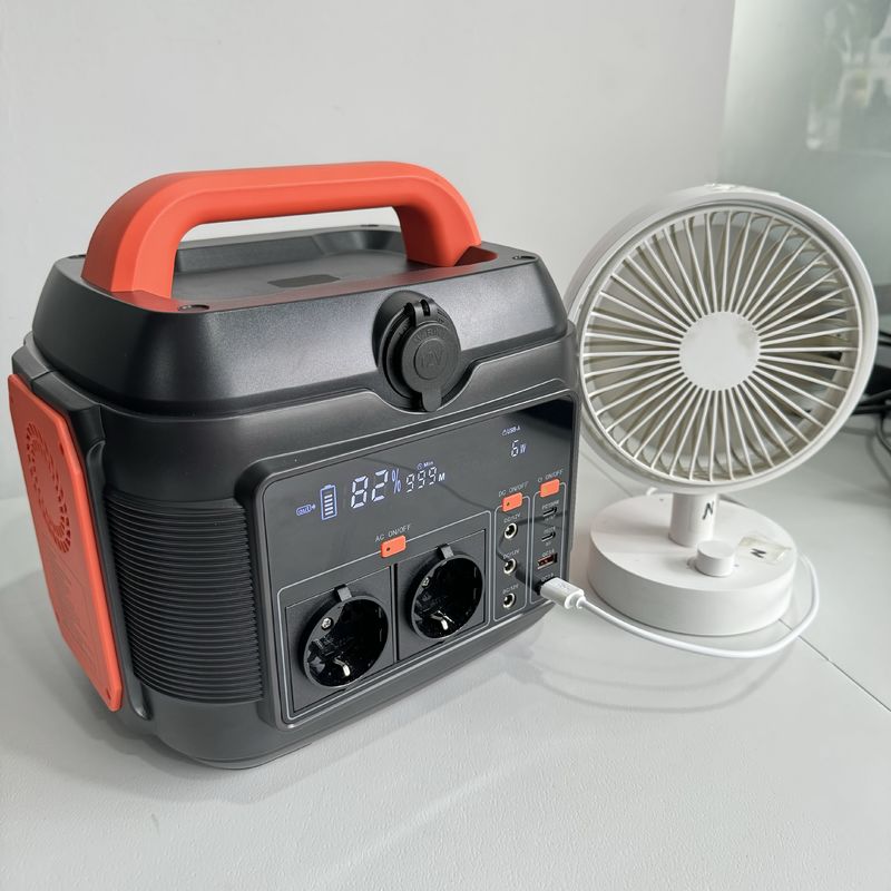 600W generador solar portátil salida Banco de respaldo Fuente de energía exterior