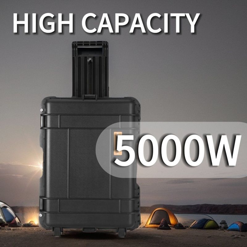 Planta de energía portátil de alta capacidad de 5000W para actividades al aire libre