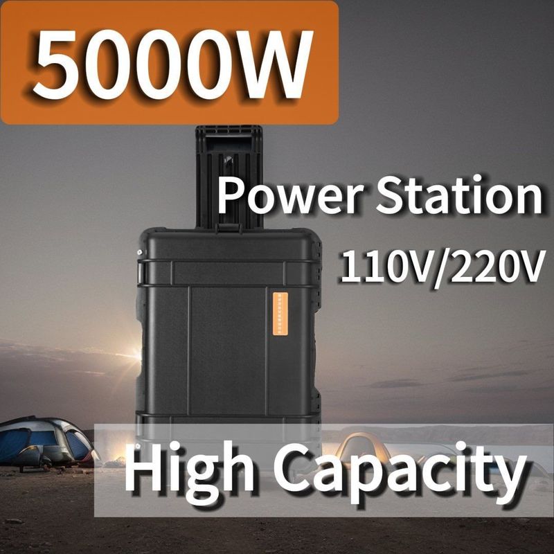 Estación portátil LiFePO4 Power Bank 5000W con tiempo de carga de 6-7h Generadores solares