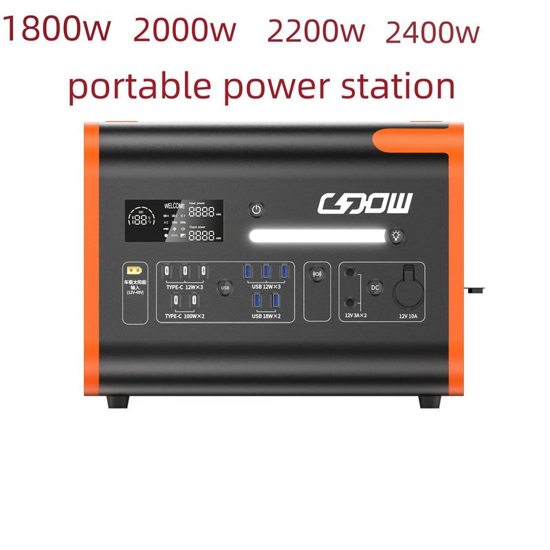 Estación de almacenamiento de energía de emergencia de 2200W