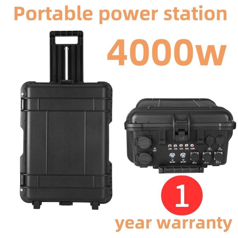 Estación de energía de emergencia multifuncional de 8000 W de potencia máxima para soluciones de energía al aire libre