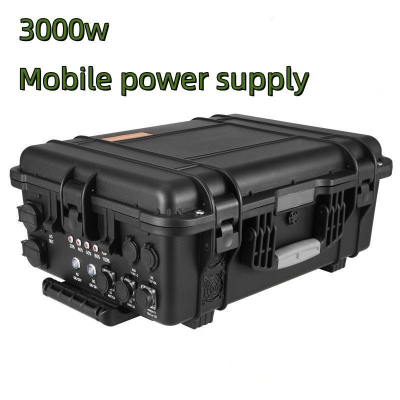USB/Tipo-C 18W Max LiFePO4 110V/220V 3000W/4000W/5000W Estación eléctrica portátil para el hogar