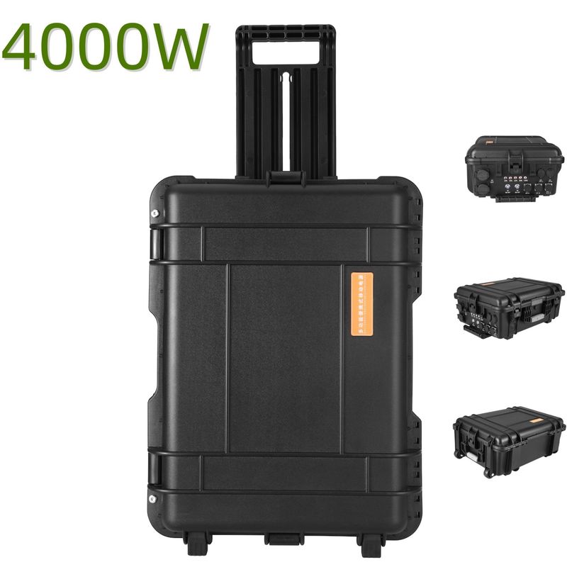 Generador solar portátil de celdas de litio LiFePO4 de 8000W para actividades al aire libre