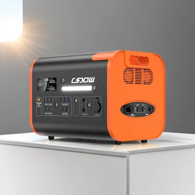Emergencias para el hogar y campamento al aire libre Generador de energía de 2200W con inversor AC / DC