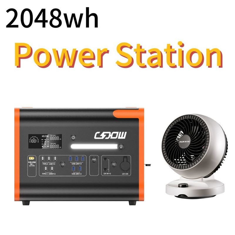 Voltado de salida CA 100V-120V/CA 220V-240V Inversor de onda senoidal pura Estación de energía LiFePO4