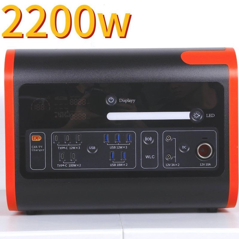 Generador de emergencia solar al aire libre de 2000W 2048wh Suministro de energía móvil para el mercado japonés