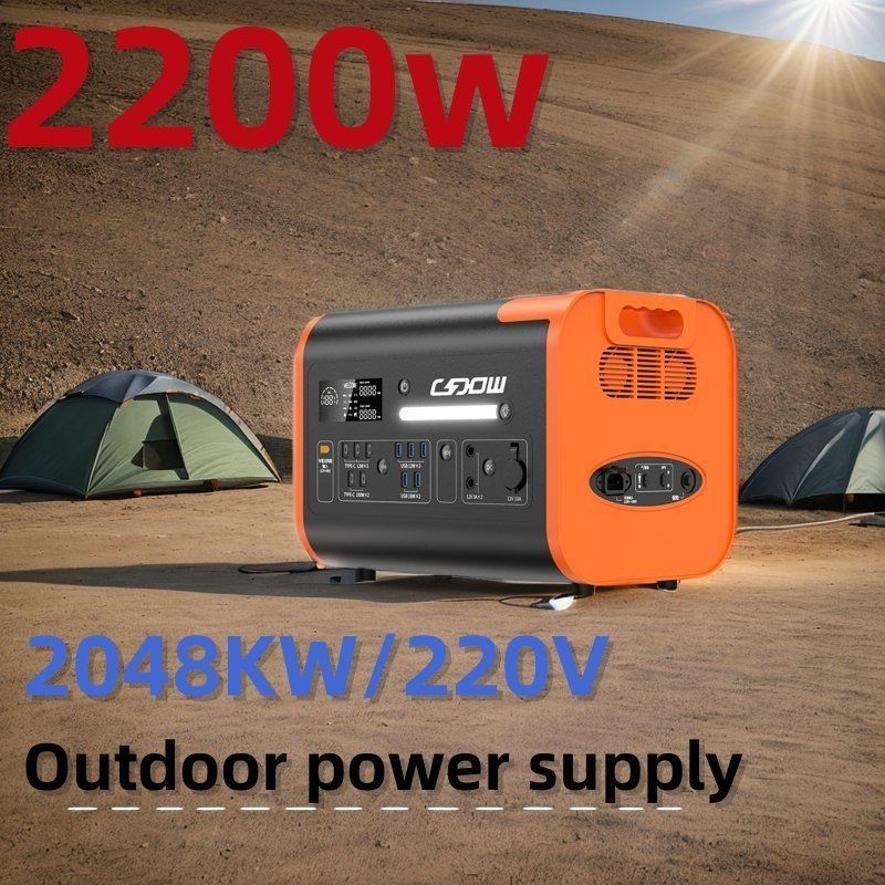 Generador solar portátil fuera de la red 600W/1000W/1800W/2200W AC 100V-120V/AC 220V-240V
