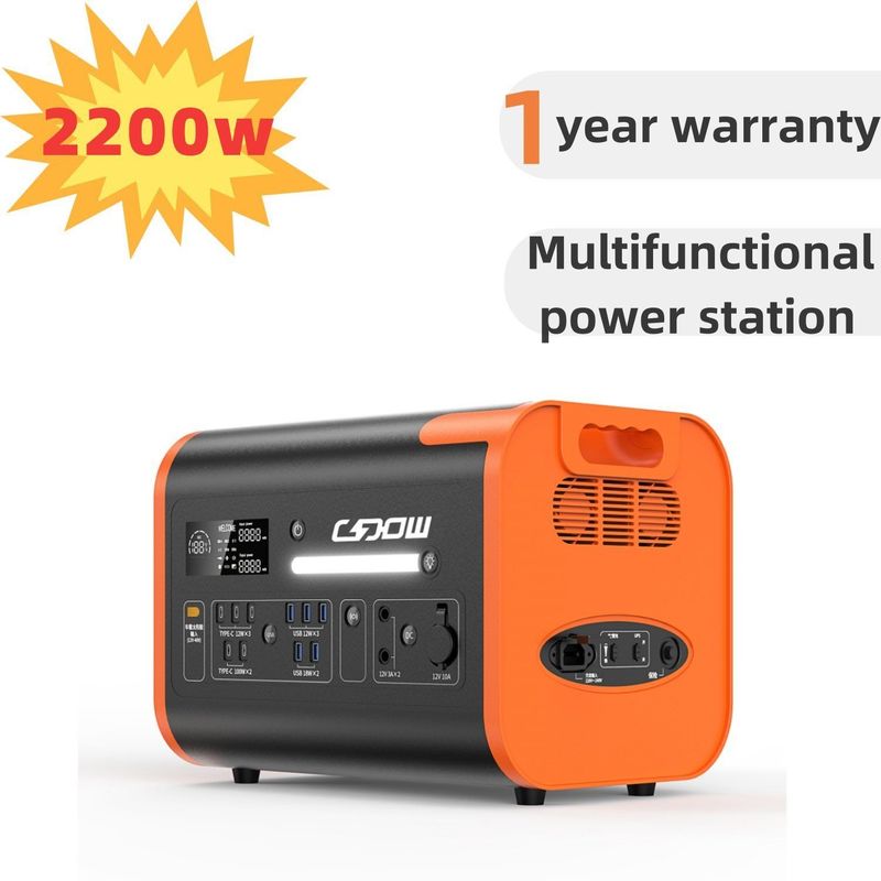 ODM OEM Voltado de salida de CA 100V-120V/220V-240V Generador solar exterior para el hogar para acampar