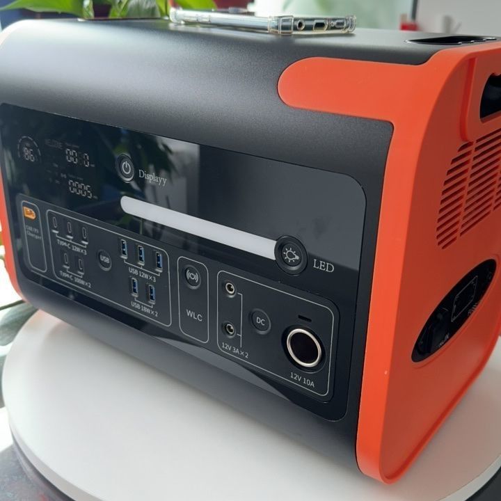 Estación de energía portátil de 600W 2000W Generador solar para campamento