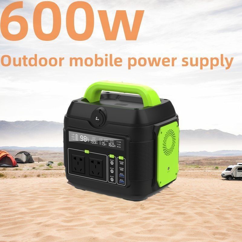 Generador de planta de energía solar de 600W/160000mAh AC110V 220V para almacenamiento de energía al aire libre en campamentos