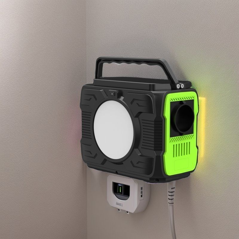 12V-16.8V/6A DC1 2 Salida Estación de energía portátil de 200W para la carga de emergencia del teléfono móvil en el hogar y generador de oxígeno