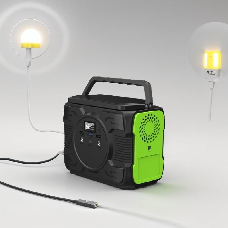 Capacidad de batería 48000mAh Potencia Banco de energía portátil para el hogar y el campamento 200W 173Wh