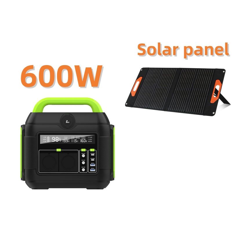 Generador solar portátil de 300 W para centrales eléctricas de emergencia en interiores