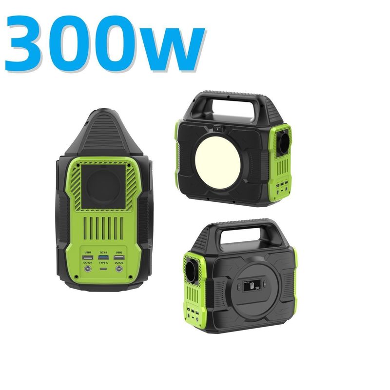 Estación de energía solar de 300W Batería de 80000mAh Portátil para acampar al aire libre Todos compatibles