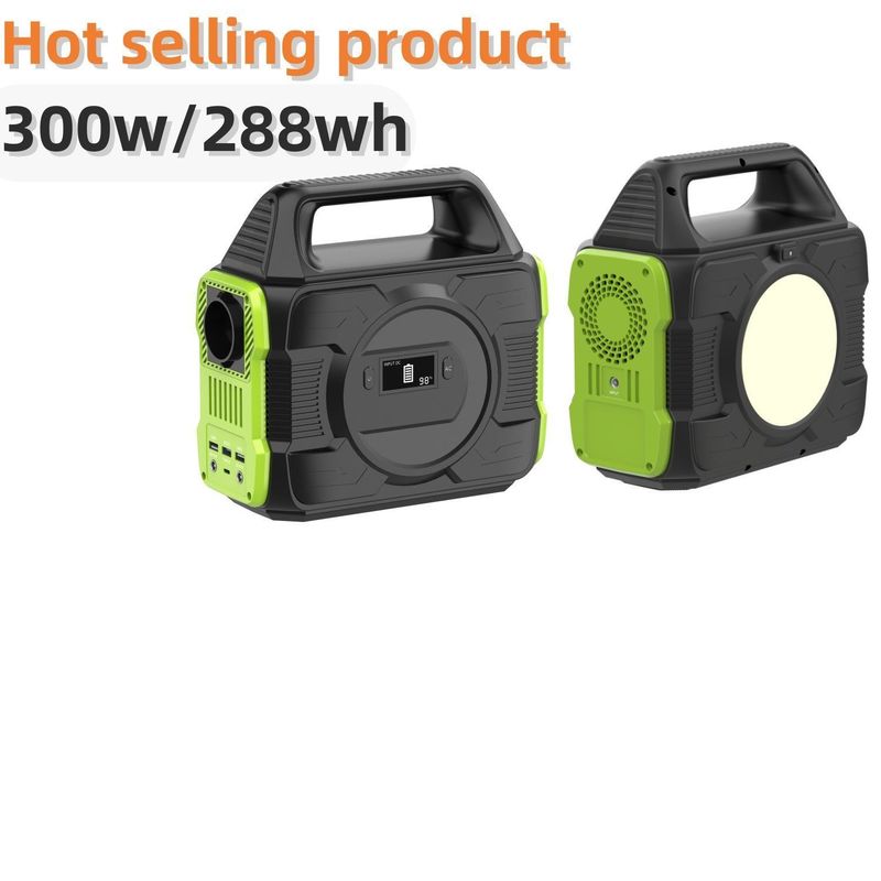 300W/288wh Estación de energía solar revela pantalla de cristal líquido y MPPT para el hogar