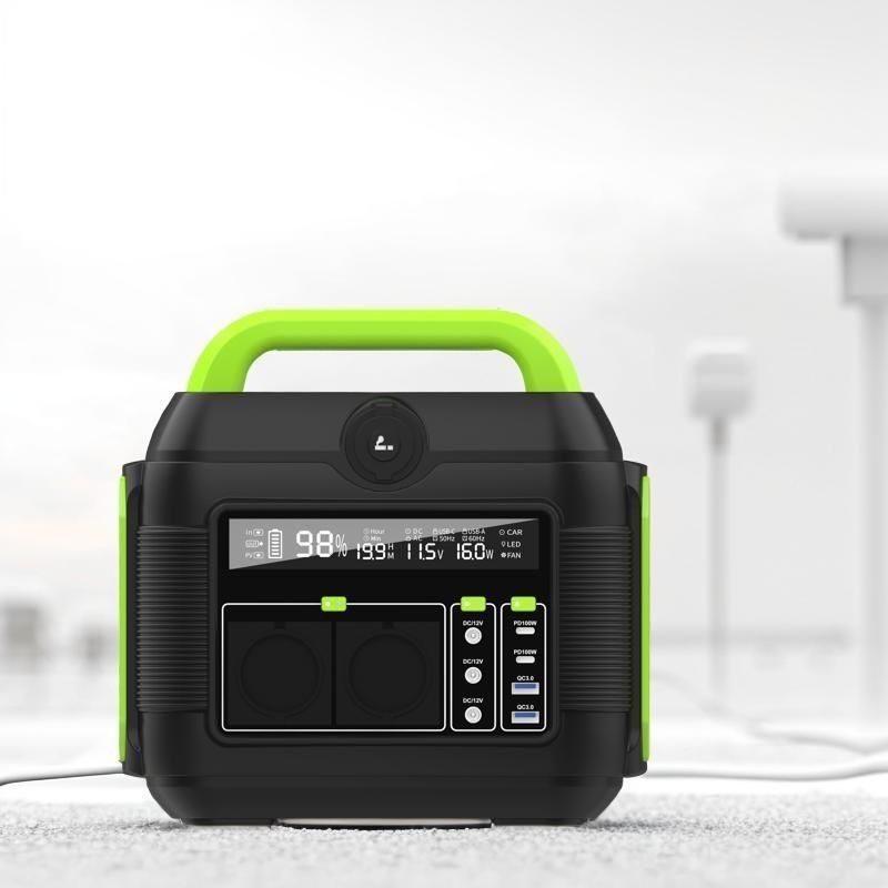 Estación eléctrica portátil de 600W para almacenamiento de energía solar al aire libre reciclable y personalizable