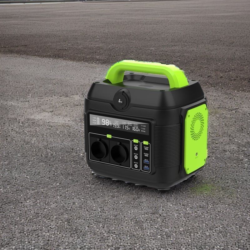 Color personalizable 600W 576wh Generador solar para el hogar 110V 220V para actividades al aire libre