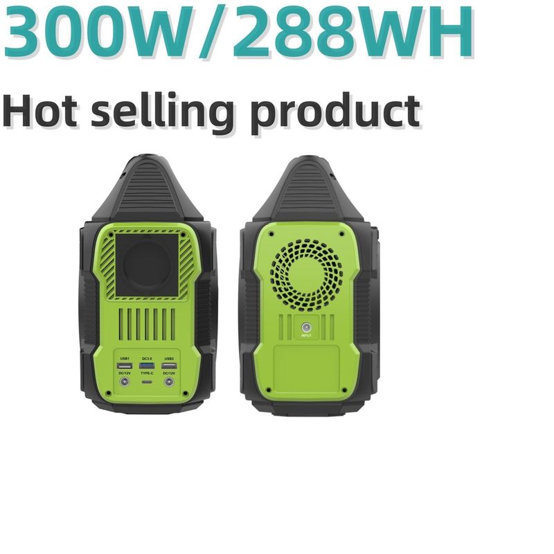 Carga rápida al aire libre Estación eléctrica portátil de 300W Generador solar con batería de litio S3