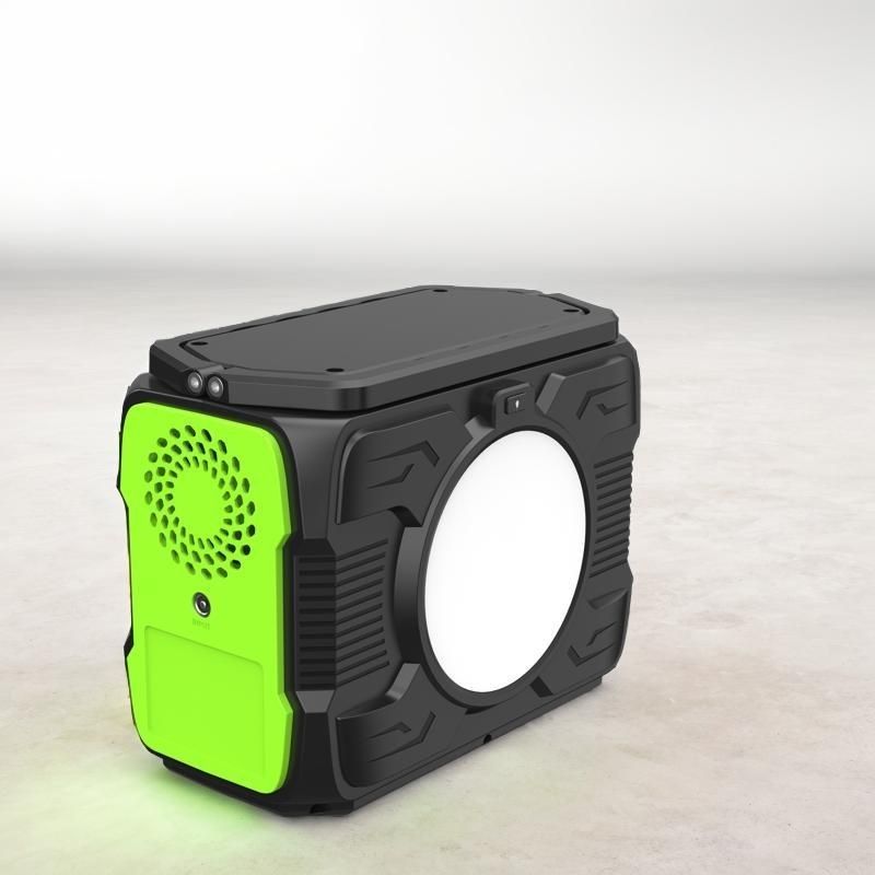 Cargador de generador solar portátil con potencia de salida AC de 200W y entrada/salida tipo C de 9V/3A