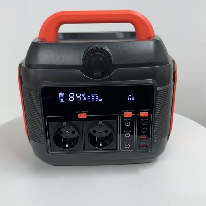 Generador portátil de batería de litio de 600W para el campamento en el exterior con función de protección