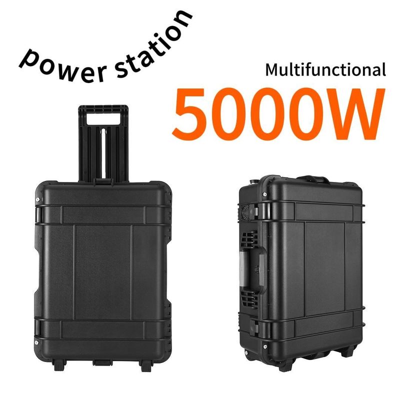 AC Pure Sine Wave 5000W Generador de respaldo portátil 200W 3000W Estación de energía de carga solar