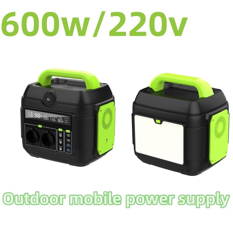 Color personalizable 2024 Generador solar portátil 300W 600W 1200W para emergencias en el hogar