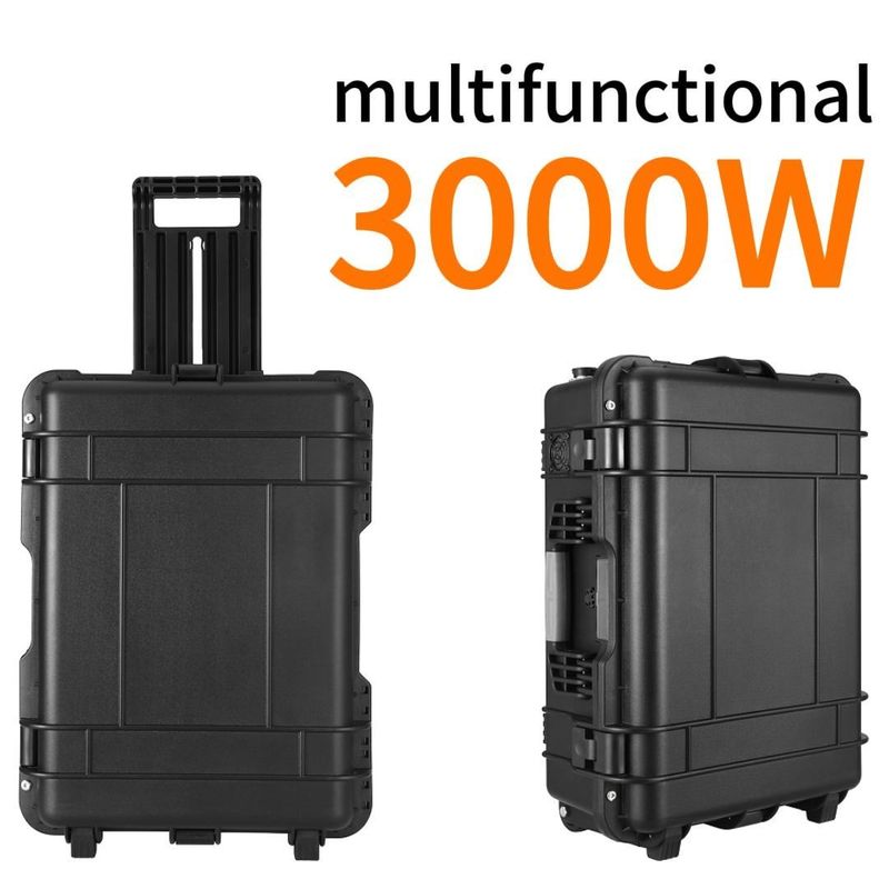 Batería de almacenamiento de energía LiFePO4 de 6000W de potencia máxima para central eléctrica solar portátil para el hogar
