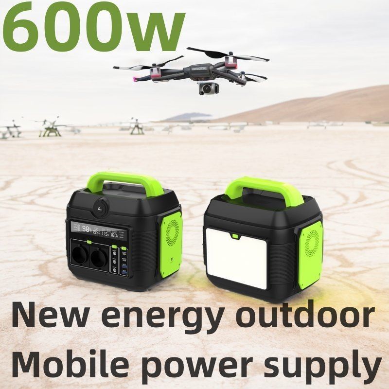 600W Diseño Uav Estación eléctrica portátil al aire libre Generador solar para energía fuera de la red