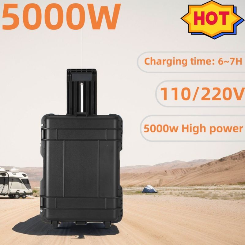 Generador solar portátil de almacenamiento de energía de 8000W con luz a prueba de explosión