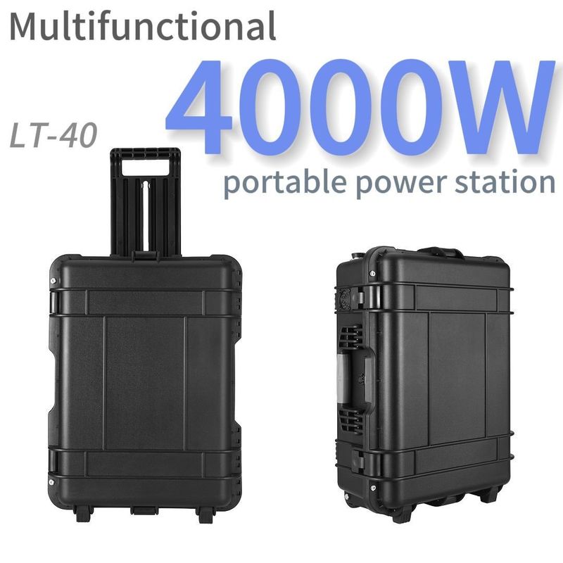 Batería de portátil de 4000W LiFePO4 y estación de energía portátil de 3000W para tiempo de carga 6-7h