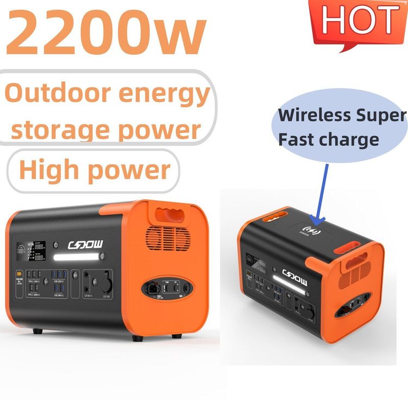 Un38.3/Msos Autenticación 2200W Estación de carga portátil 220V Generador solar para oficina