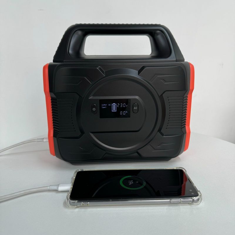 Color personalizable 300W Energía solar portátil 220V Fuente de alimentación móvil para emergencias al aire libre