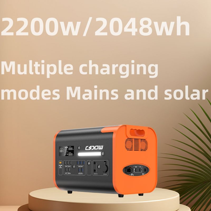 Carga inalámbrica 15W 40ah Estación de energía portátil de alta potencia con ciclo de vida 2000 veces