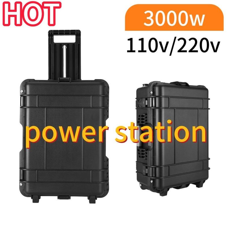 Diseño portátil Generador solar de 3000W 4000W Estación de energía de emergencia para el hogar exterior