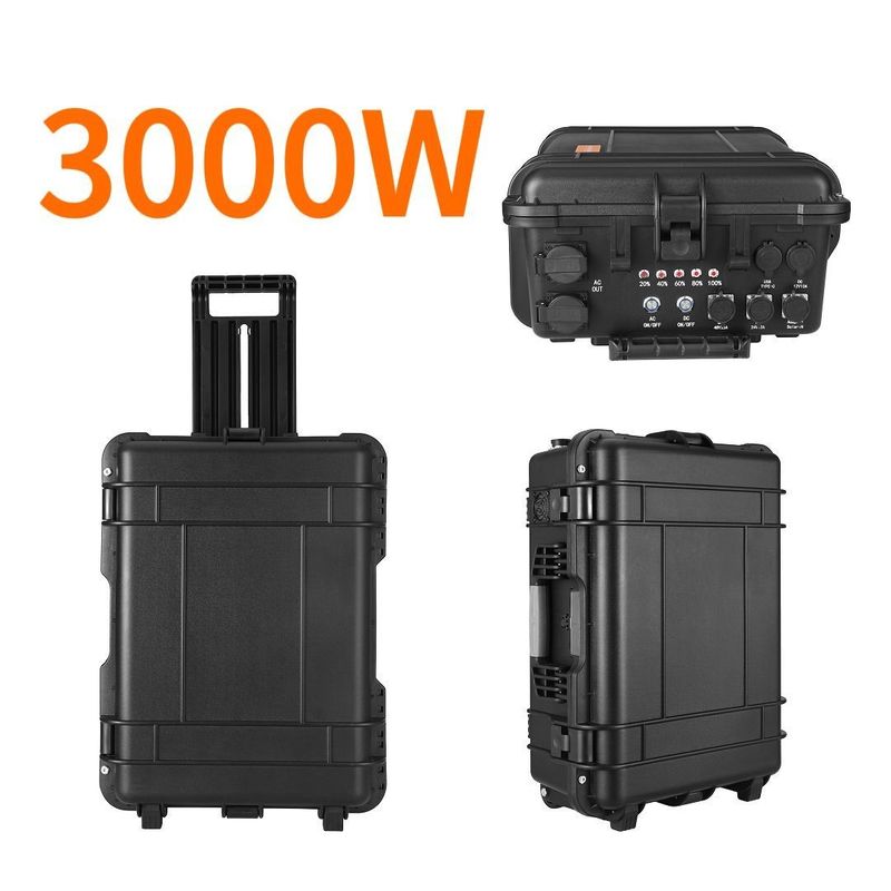 LT-30 Estación de energía portátil de alta capacidad 3000wh 3300W LiFePO4 con batería para camping